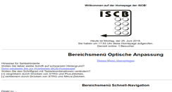 Desktop Screenshot of iscb.de