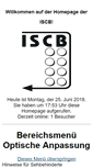 Mobile Screenshot of iscb.de