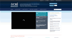 Desktop Screenshot of iscb.org
