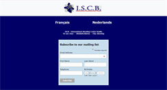 Desktop Screenshot of iscb.be