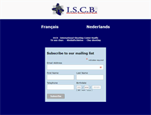 Tablet Screenshot of iscb.be